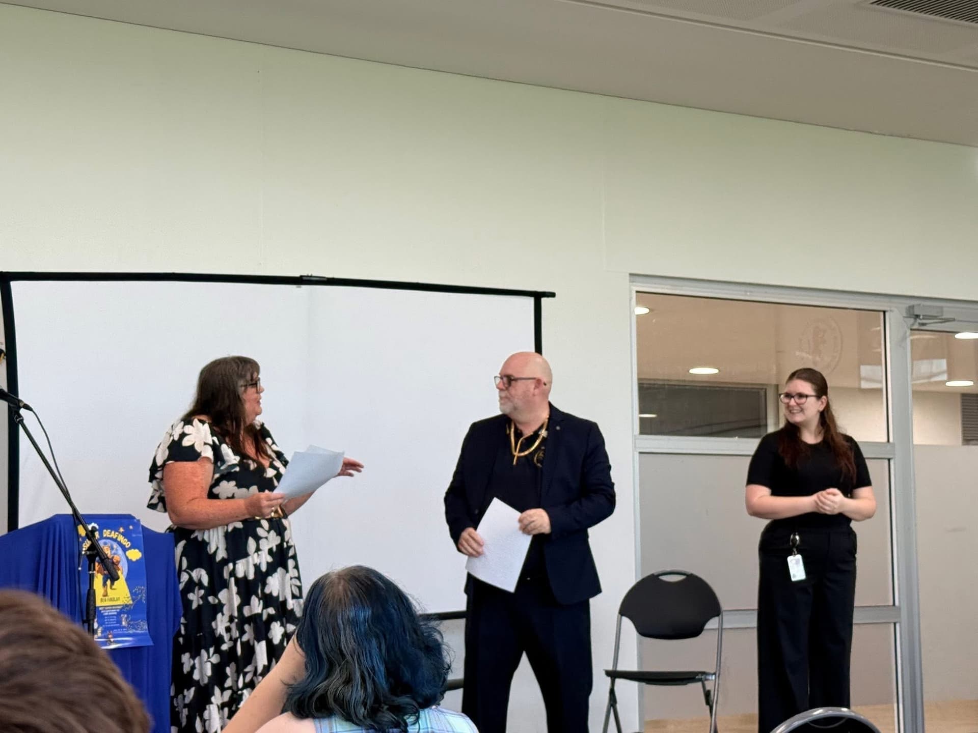 Support services workshop attendee